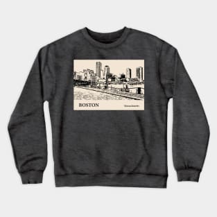 Boston - Massachusetts Crewneck Sweatshirt